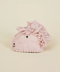 Silk Road Bazaar Wool Baby Booties - Unicorn