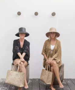 Village Thrive Accessories Woven Bucket Hat