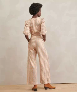 WVN Clothing Amber Gingham Jumpsuit