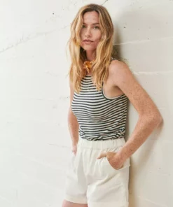 WVN Clothing Boxy Striped Tank Top