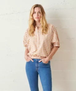 WVN Luca Gingham Top Clothing