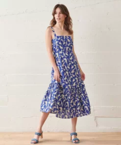 WVN Bluing Wave Montauk Dress Clothing