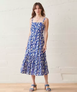 WVN Bluing Wave Montauk Dress Clothing