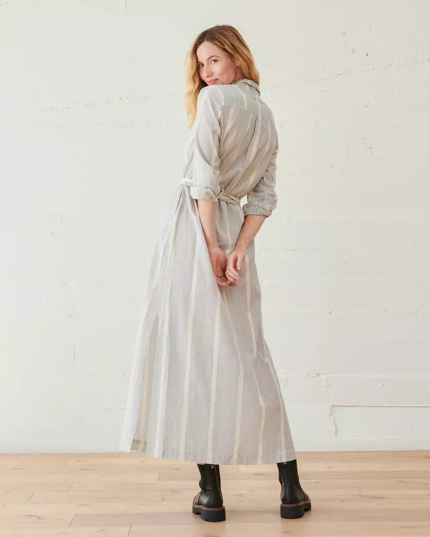 WVN Striped Shirt Maxi Dress 5 WVN Striped Shirt Maxi Dress