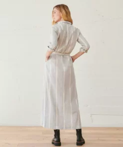 WVN Striped Shirt Maxi Dress 15 WVN Striped Shirt Maxi Dress