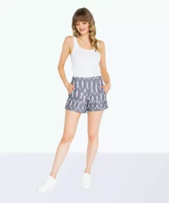 Passion Lilie Clothing XO Gray Ikat Shorts