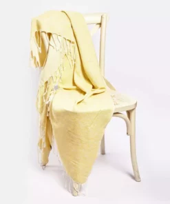Hilana: Upcycled Cotton Yalova Upcycled Marbled Turkish Towel / Blanket - Yellow Best Sellers 17 Hilana: Upcycled Cotton Yalova Upcycled Marbled Turkish Towel / Blanket - Yellow Best Sellers