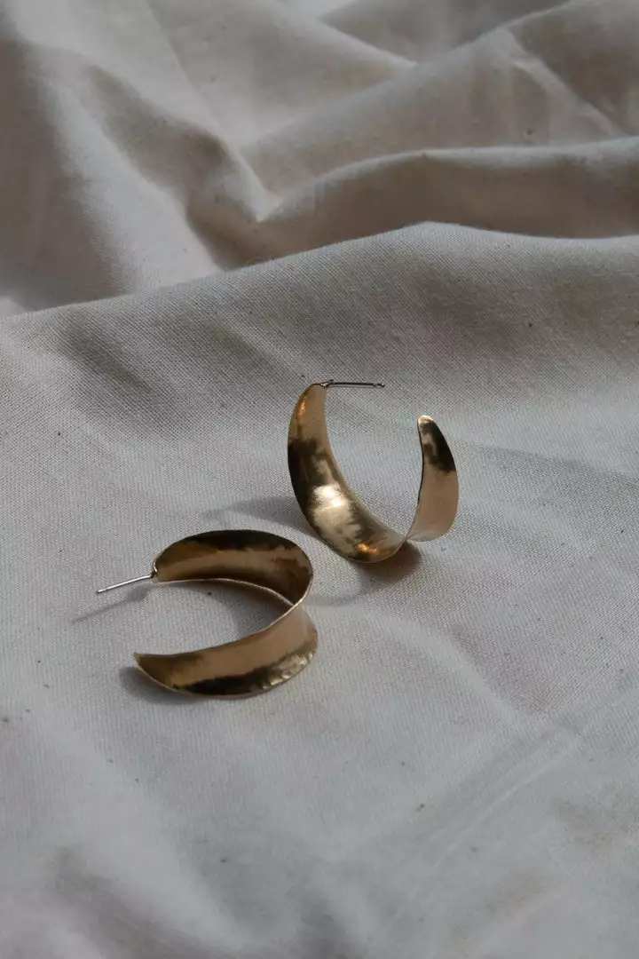 Yewo Tazara Recycled Hoop Earrings 1 Yewo Tazara Recycled Hoop Earrings