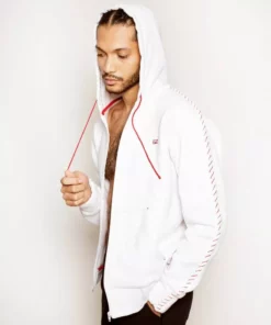 ONE432 Zalzala Upcycled Unisex Zip Hoodie Clothing