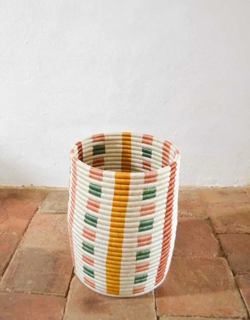 Zuahaza Handcrafted Boyaca Medium Floor Basket 1 Zuahaza Handcrafted Boyaca Medium Floor Basket