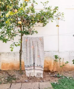 Zuahaza Home Goods Charalá Blanket - Apricot