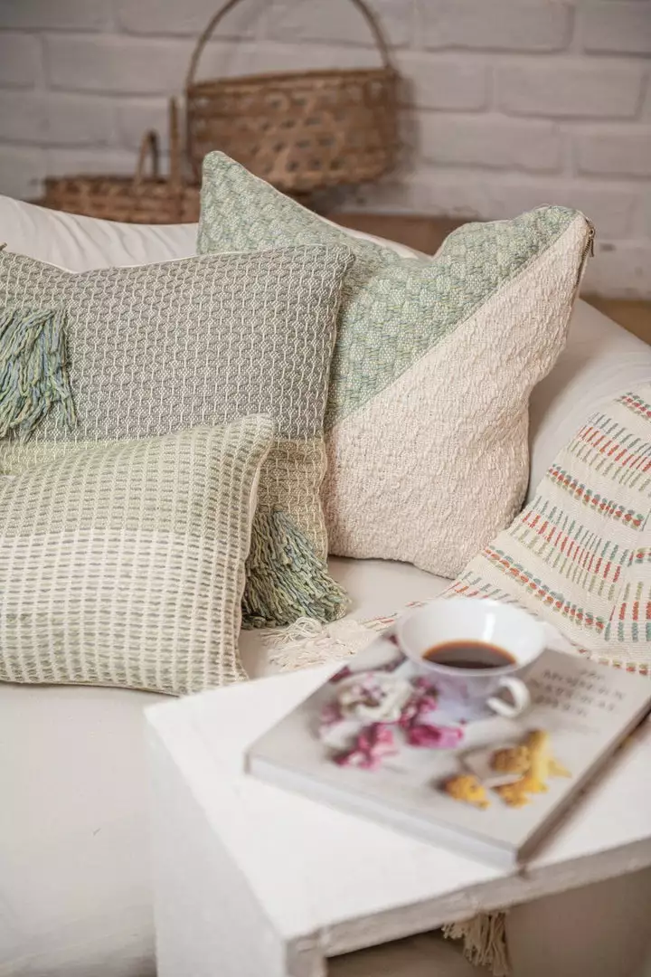 Zuahaza Diamond Feijoa Throw Pillow Cover 3 Zuahaza Diamond Feijoa Throw Pillow Cover