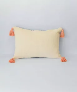 Zuahaza Home Goods Jardín Throw Pillow Cover - Indigo + Seaglass